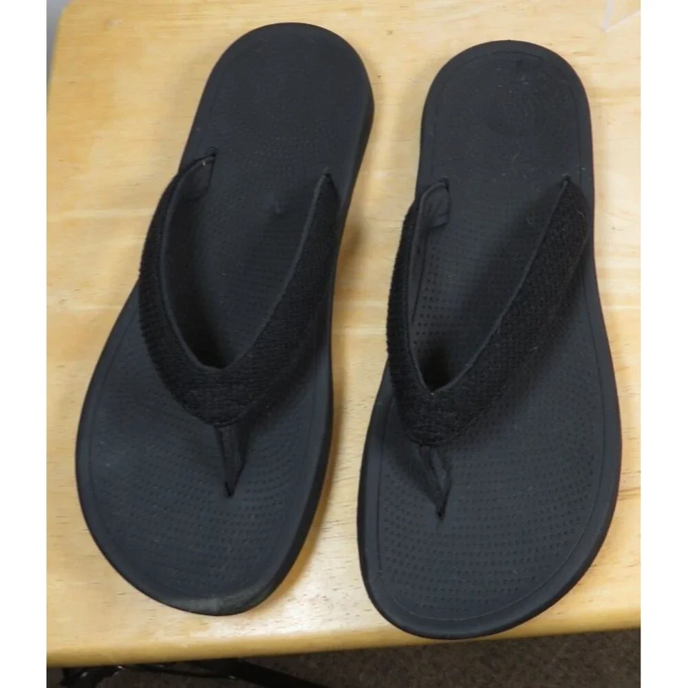Allbirds Men's Natural Black Flip Flop Sandals Lightweight Comfort Size 10
